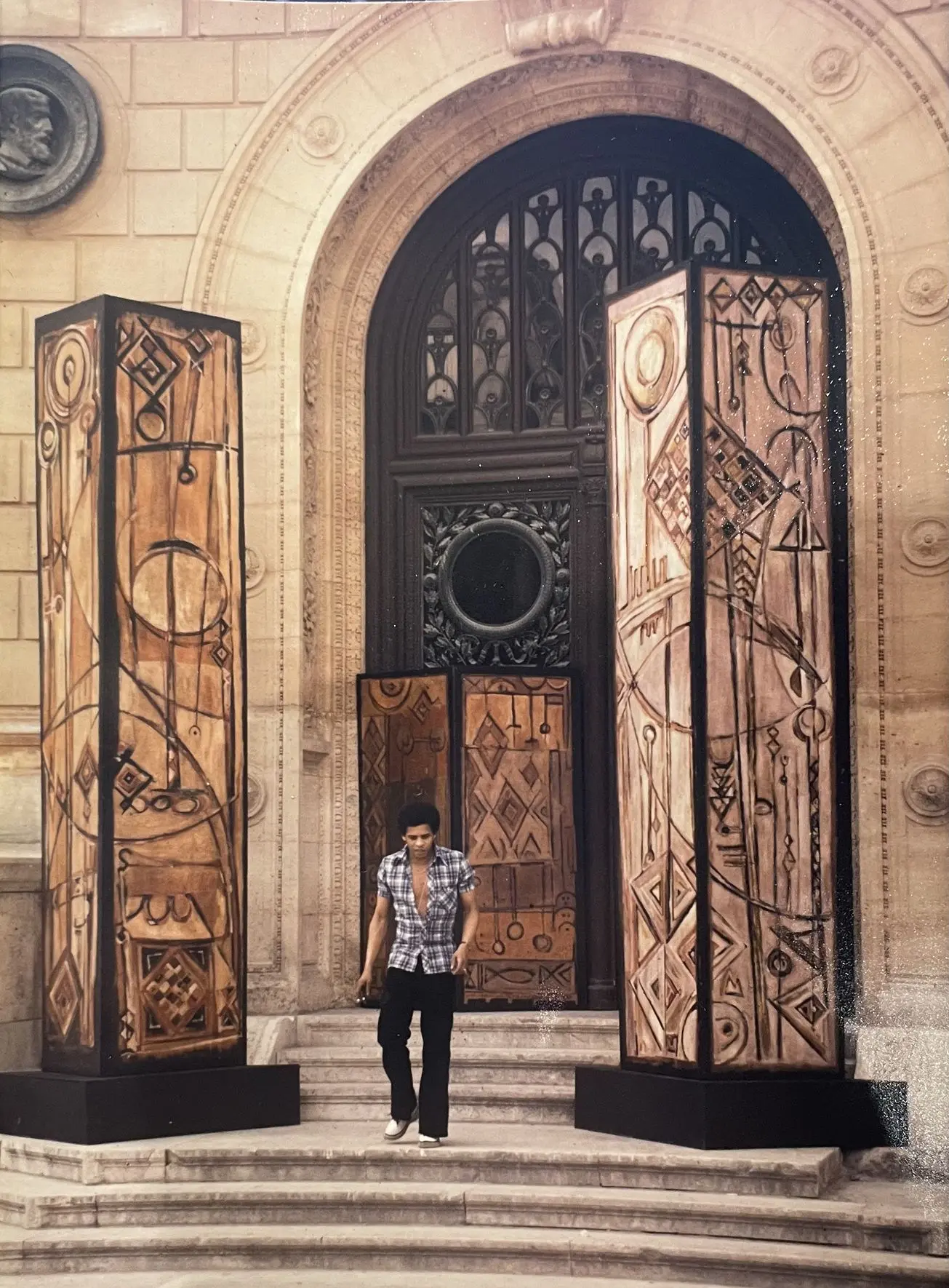 Azouzi Mohamed à la sortie des Beaux arts 